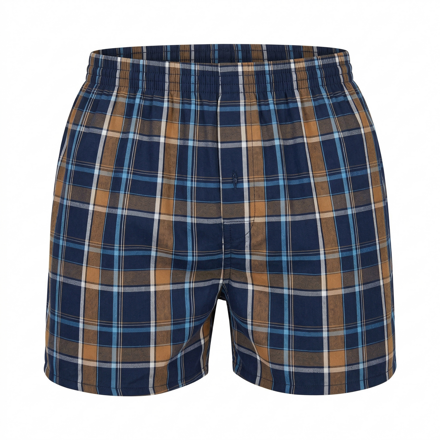 Summer checked boxer shorts